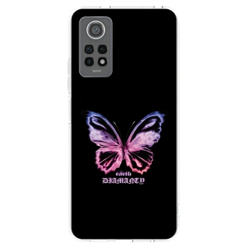 Picasee silikónový prehľadný obal pre Xiaomi Redmi Note 12 Pro 4G - Diamanty Purple