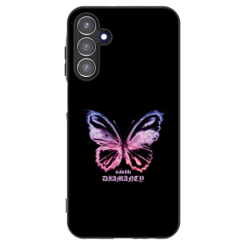 Picasee silikónový čierny obal pre Samsung Galaxy A15 A155F 4G - Diamanty Purple