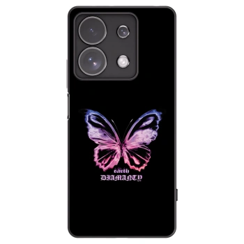 Picasee silikónový čierny obal pre Xiaomi Redmi Note 13 Pro 4G - Diamanty Purple