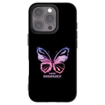 Picasee silikónový čierny obal pre Apple iPhone 16 Pro - Diamanty Purple