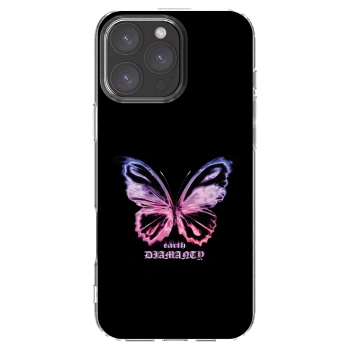 Picasee silikónový prehľadný obal pre Apple iPhone 16 Pro Max - Diamanty Purple