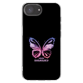 Picasee silikónový prehľadný obal pre Apple iPhone 16e - Diamanty Purple