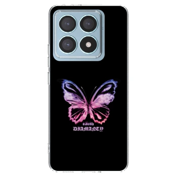 Picasee silikónový prehľadný obal pre Xiaomi 14T Pro - Diamanty Purple