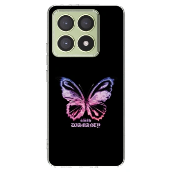Picasee silikónový prehľadný obal pre Xiaomi 14T - Diamanty Purple