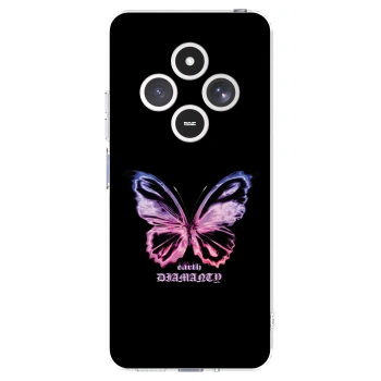 Picasee silikónový prehľadný obal pre Xiaomi Redmi 14C - Diamanty Purple