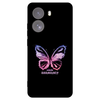 Picasee silikónový čierny obal pre Xiaomi Poco X7 - Diamanty Purple