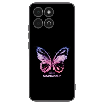 Picasee silikónový čierny obal pre Honor 200 Smart 5G - Diamanty Purple