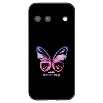 Picasee silikónový čierny obal pre Google Pixel 9 - Diamanty Purple