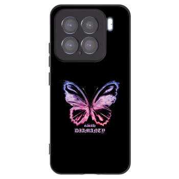 Picasee silikónový čierny obal pre Xiaomi 15 - Diamanty Purple