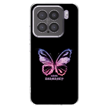 Picasee silikónový prehľadný obal pre Xiaomi 15 - Diamanty Purple