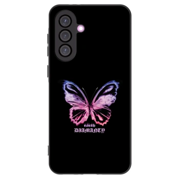 Picasee silikónový čierny obal pre Samsung Galaxy A56 5G A566B - Diamanty Purple