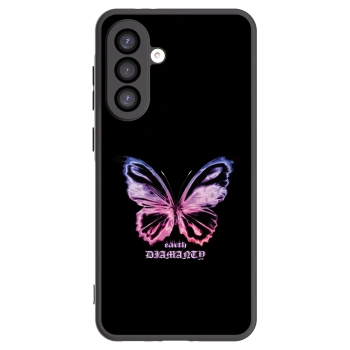 Picasee silikónový čierny obal pre Samsung Galaxy A26 5G A266B - Diamanty Purple
