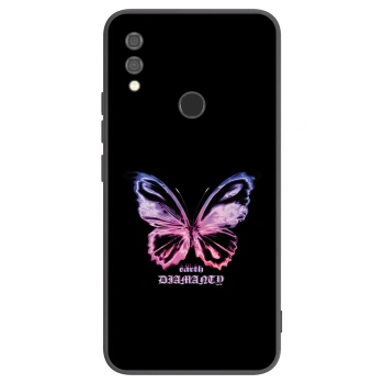 Picasee silikónový čierny obal pre Xiaomi Redmi Note 7 - Diamanty Purple