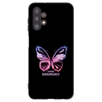 Picasee silikónový čierny obal pre Samsung Galaxy A13 5G - Diamanty Purple