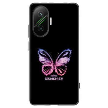 Picasee silikónový čierny obal pre Xiaomi Poco F7 5G - Diamanty Purple