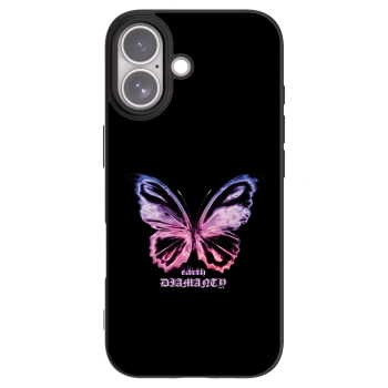 Picasee silikónový čierny obal pre Apple iPhone 17 - Diamanty Purple