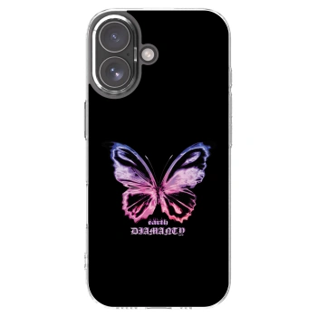 Picasee silikónový prehľadný obal pre Apple iPhone 17 - Diamanty Purple