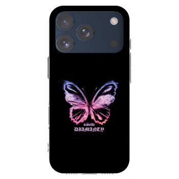 Picasee silikónový prehľadný obal pre Apple iPhone 17 Pro - Diamanty Purple
