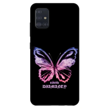 Obal pre Samsung Galaxy A51 A515F - Diamanty Purple