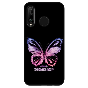 Obal pre Huawei P30 Lite - Diamanty Purple