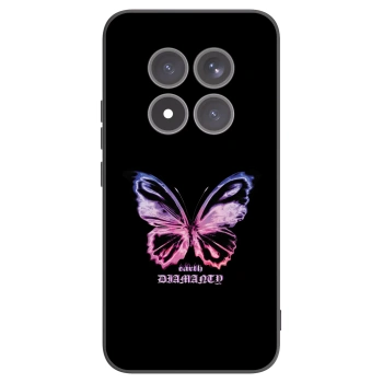 Picasee silikónový čierny obal pre Xiaomi Redmi Note 15 Pro+ - Diamanty Purple