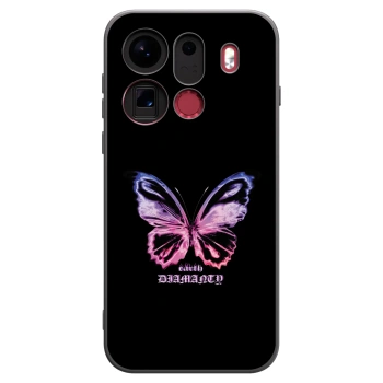 Picasee silikónový čierny obal pre OPPO Find X9 Pro - Diamanty Purple