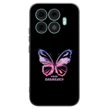 Picasee silikónový čierny obal pre Xiaomi 17T - Diamanty Purple