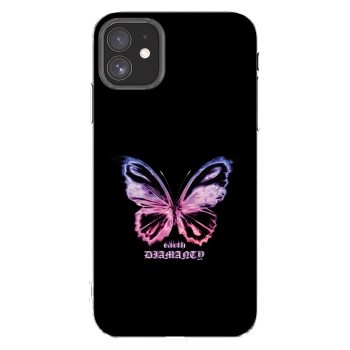 Picasee silikónový prehľadný obal pre Apple iPhone 11 - Diamanty Purple