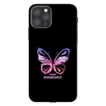 Picasee silikónový prehľadný obal pre Apple iPhone 11 Pro - Diamanty Purple