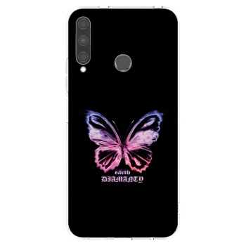Picasee silikónový prehľadný obal pre Huawei P40 Lite E - Diamanty Purple