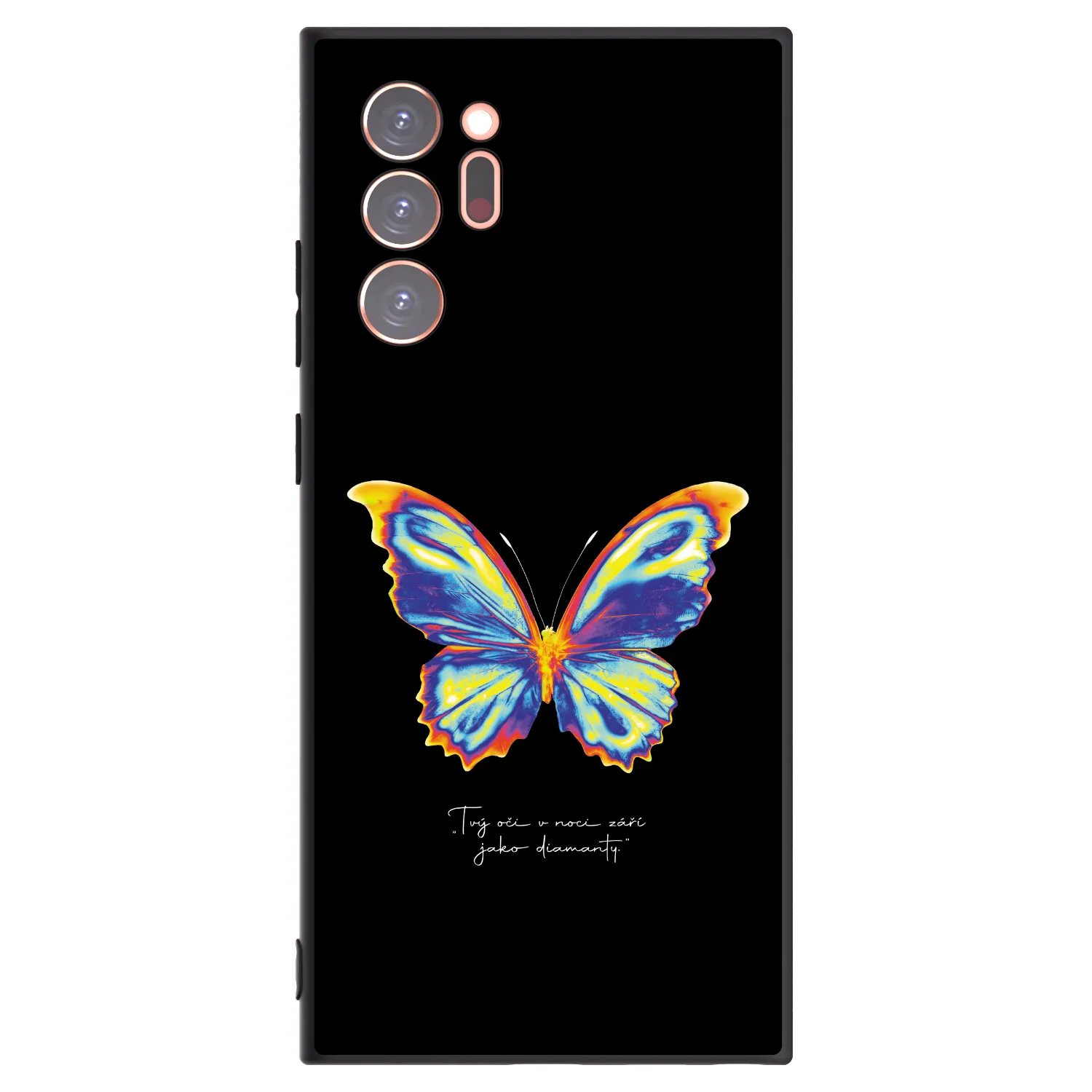 Picasee silikónový čierny obal pre Samsung Galaxy Note 20 Ultra - Diamanty Black