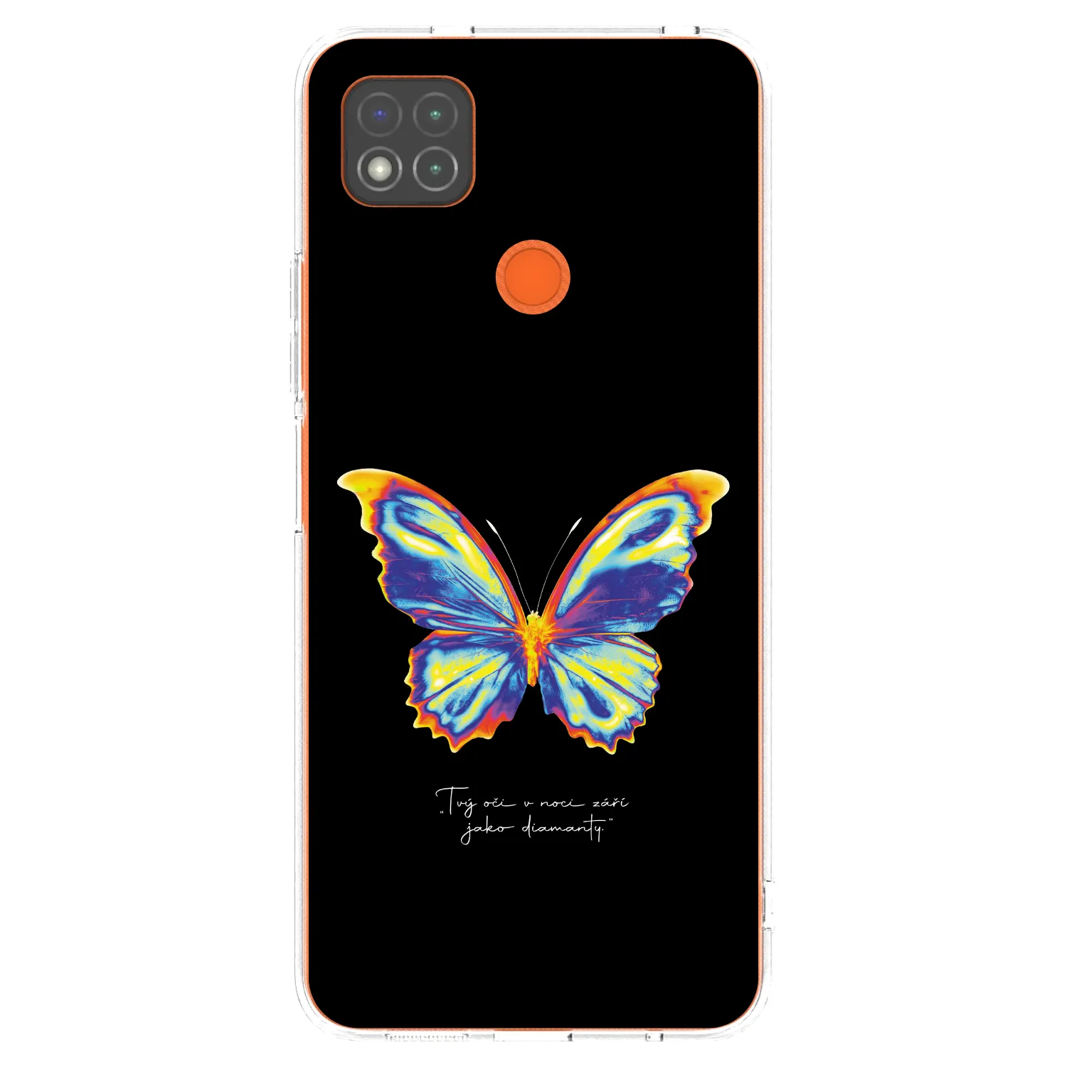 Picasee silikónový prehľadný obal pre Xiaomi Redmi 9C - Diamanty Black
