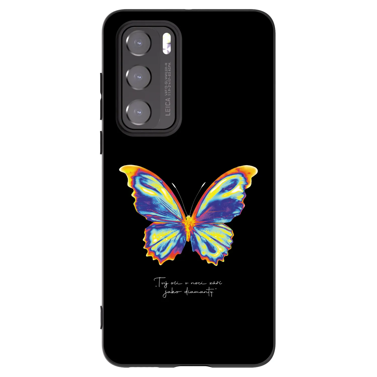 Picasee silikónový čierny obal pre Huawei P40 - Diamanty Black