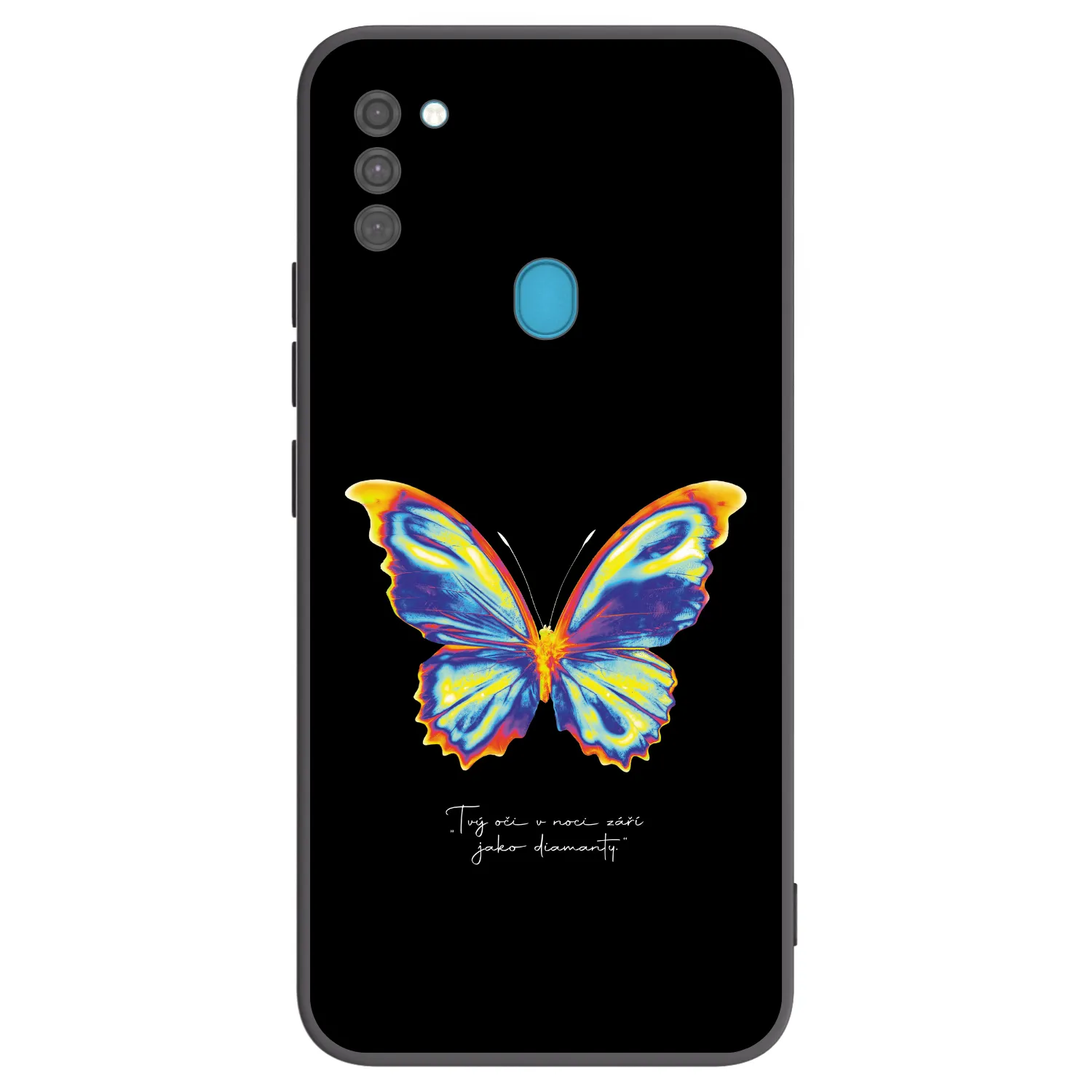 Picasee silikónový čierny obal pre Samsung Galaxy M11 - Diamanty Black