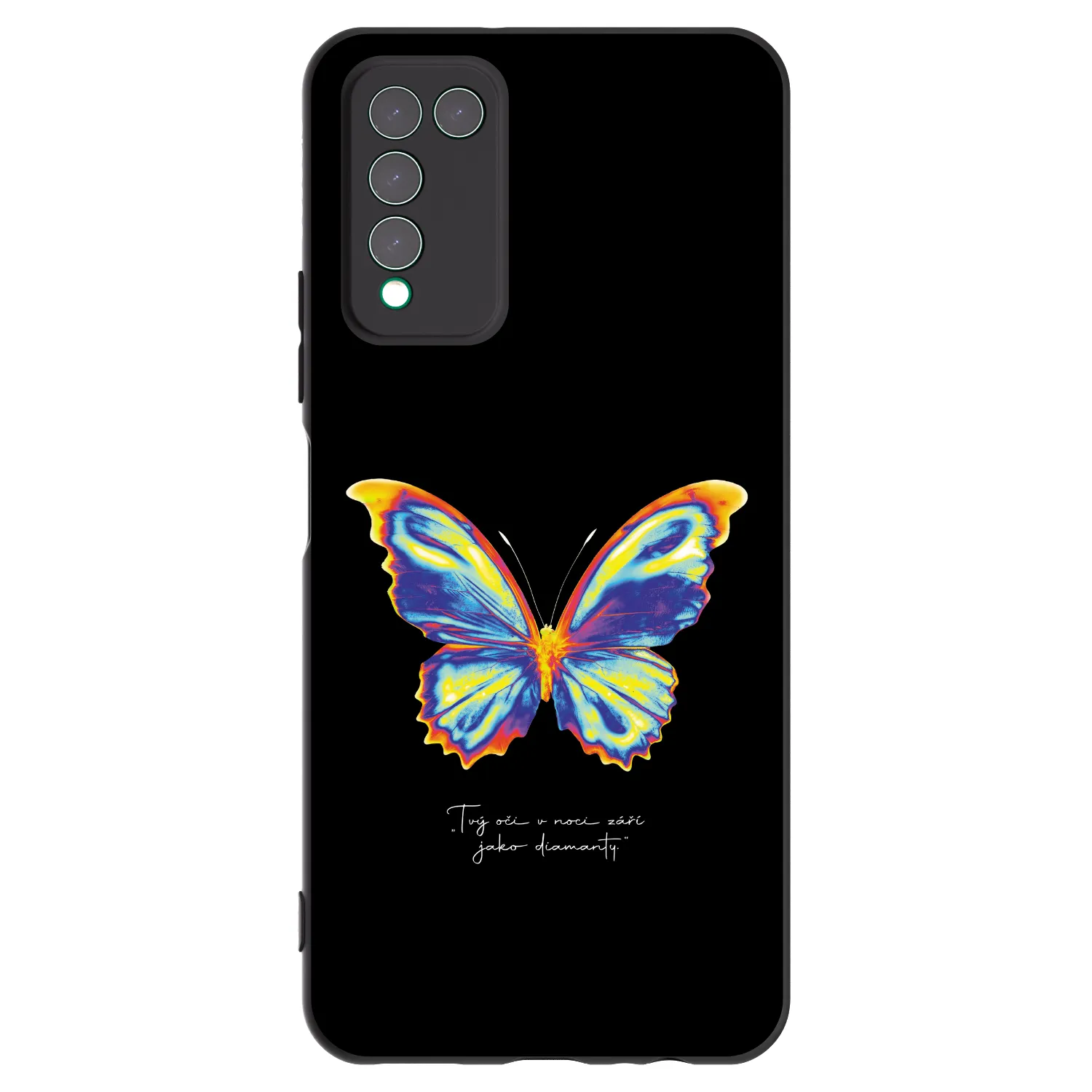 Picasee silikónový čierny obal pre Honor 10X Lite - Diamanty Black