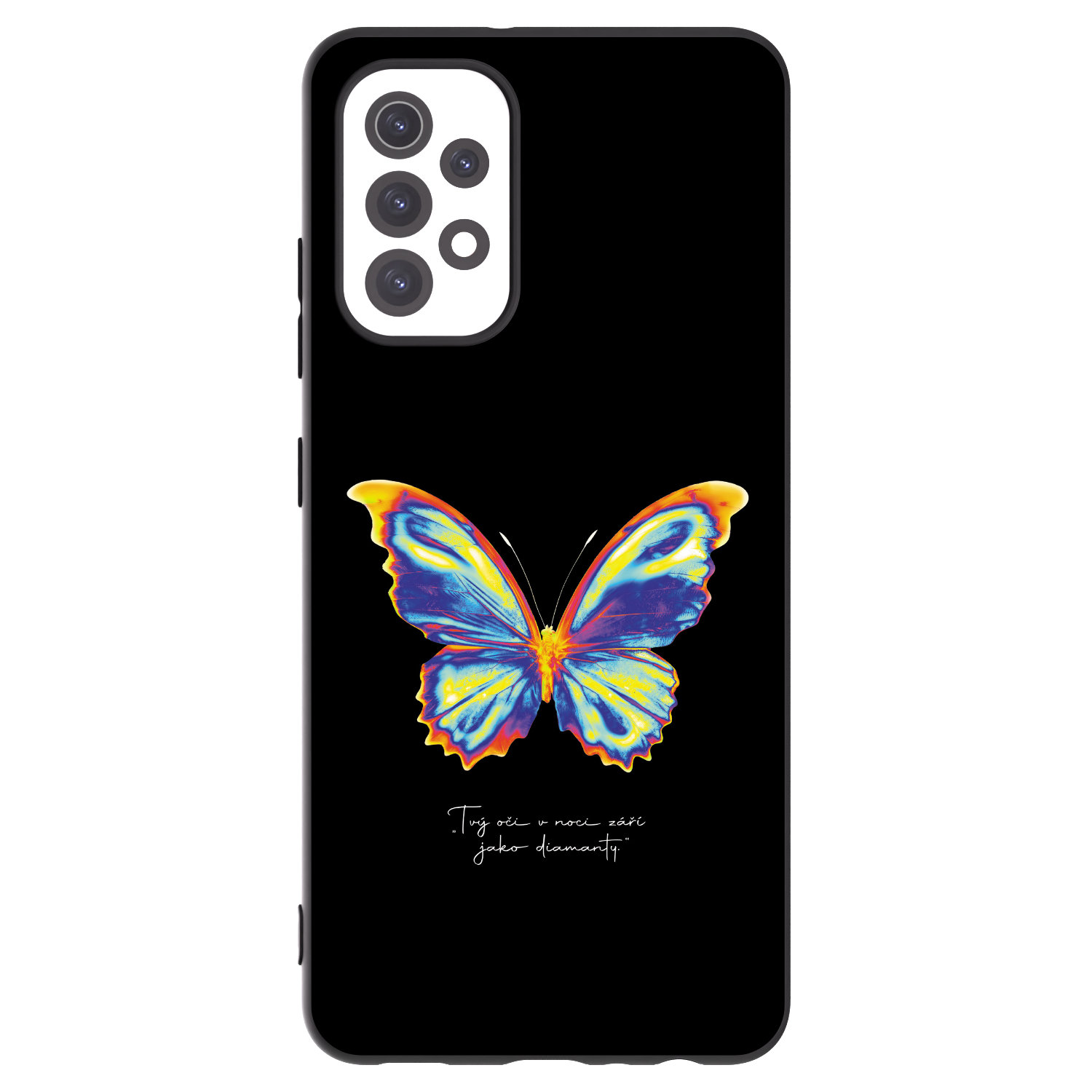 Picasee silikónový čierny obal pre Samsung Galaxy A32 5G A326B - Diamanty Black