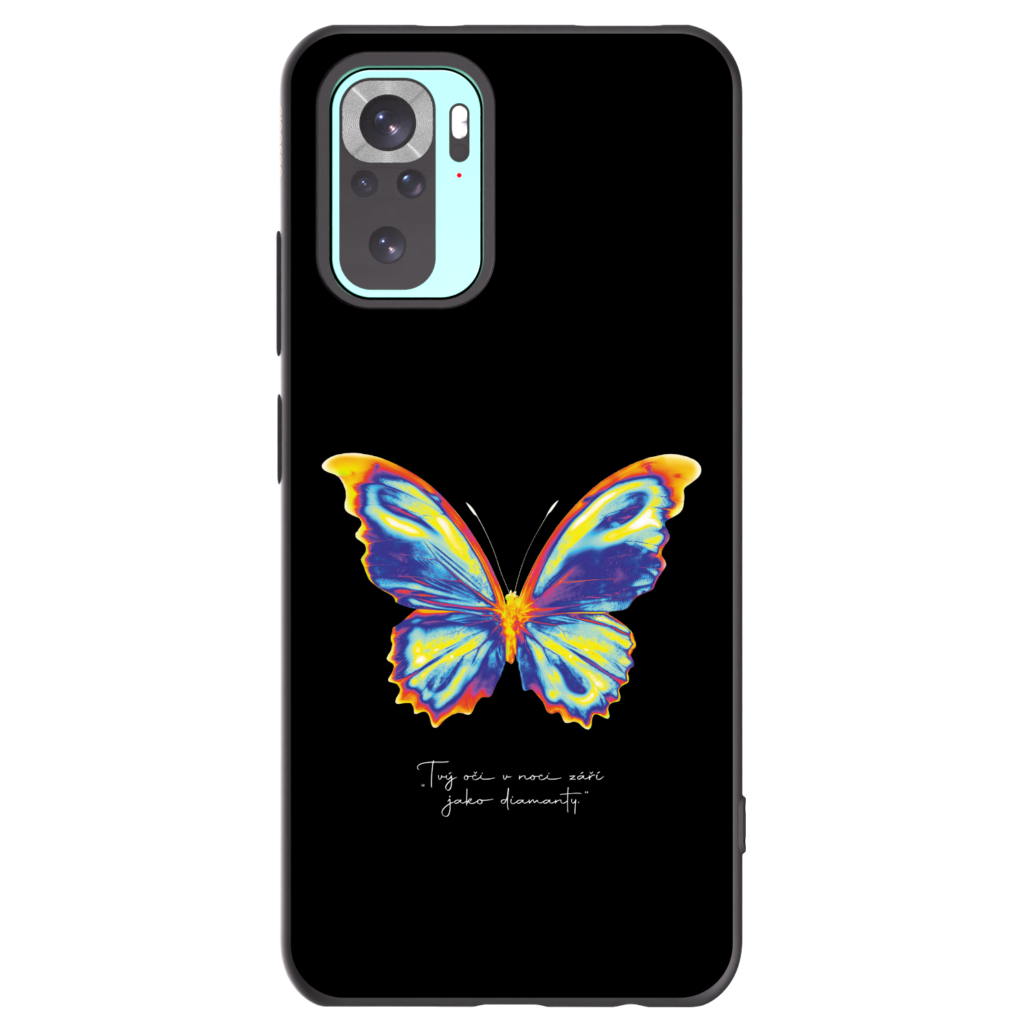 Picasee silikónový čierny obal pre Xiaomi Redmi Note 10 Pro - Diamanty Black