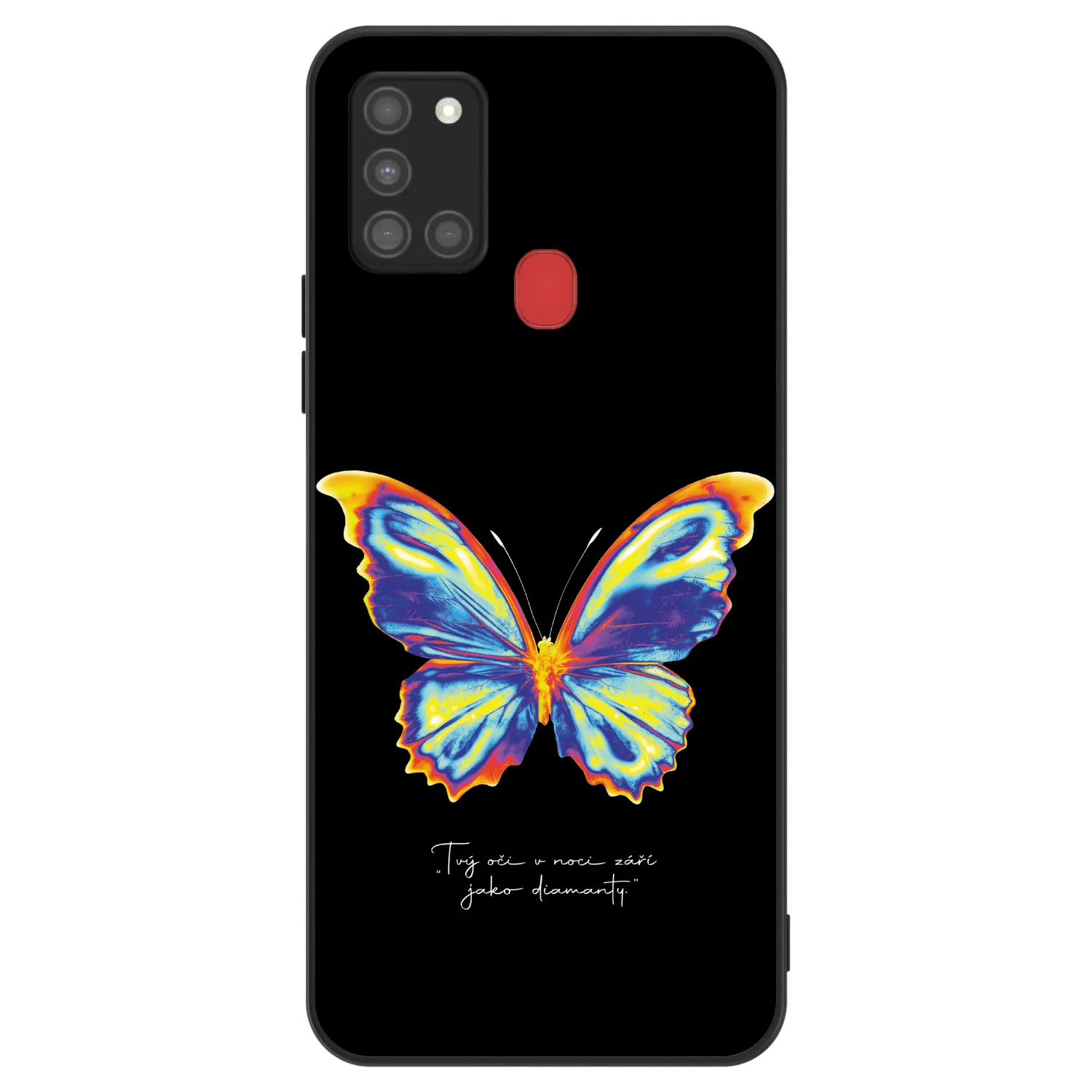 Picasee ULTIMATE CASE pro Samsung Galaxy A21s - Diamanty Black
