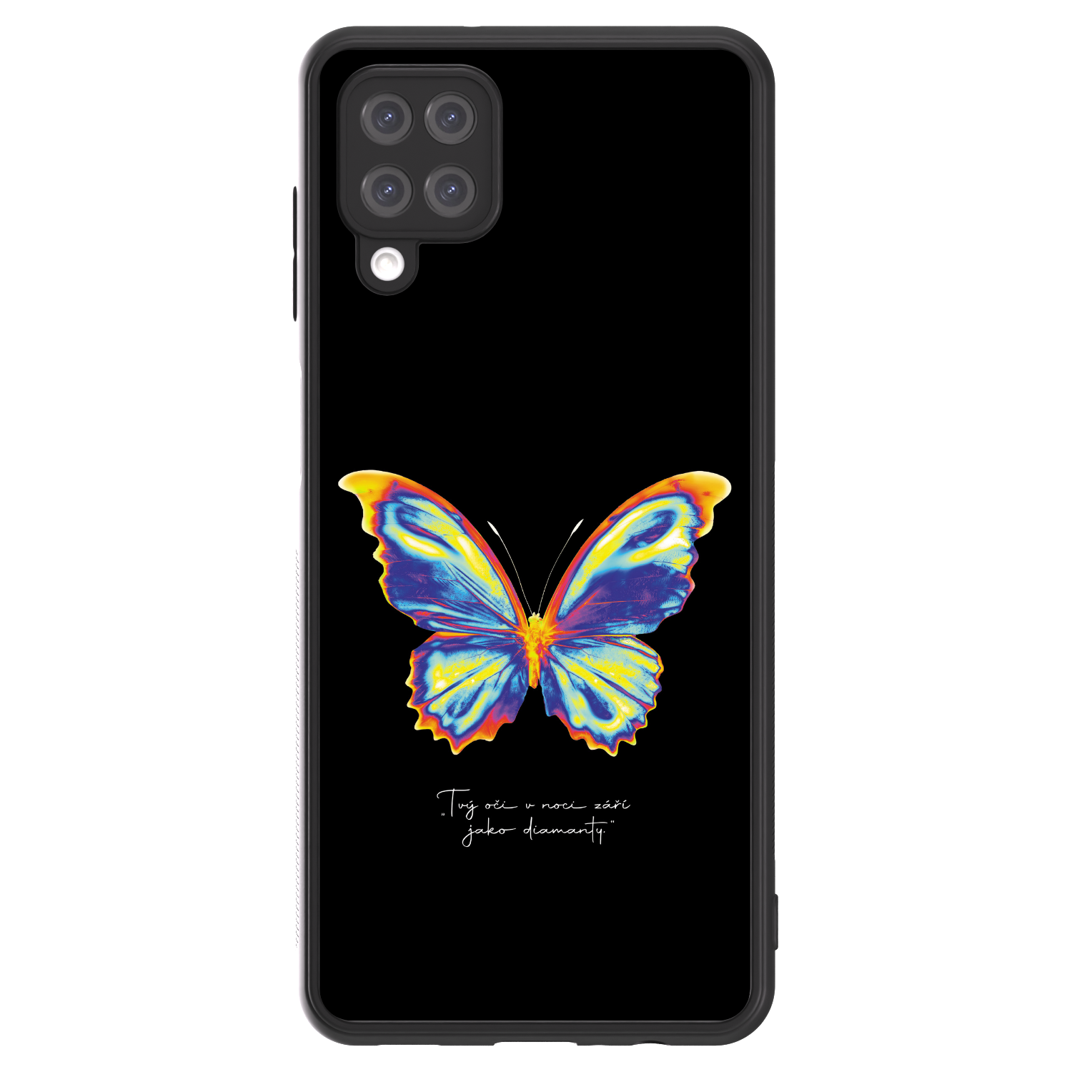 Picasee ULTIMATE CASE pro Samsung Galaxy A12 A125F - Diamanty Black