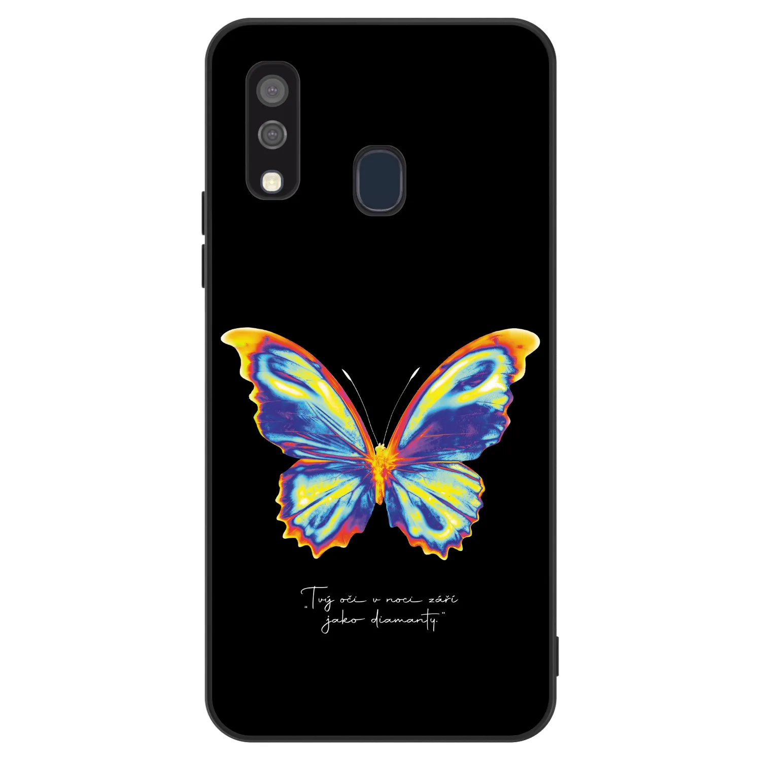 Picasee ULTIMATE CASE pro Samsung Galaxy A40 A405F - Diamanty Black
