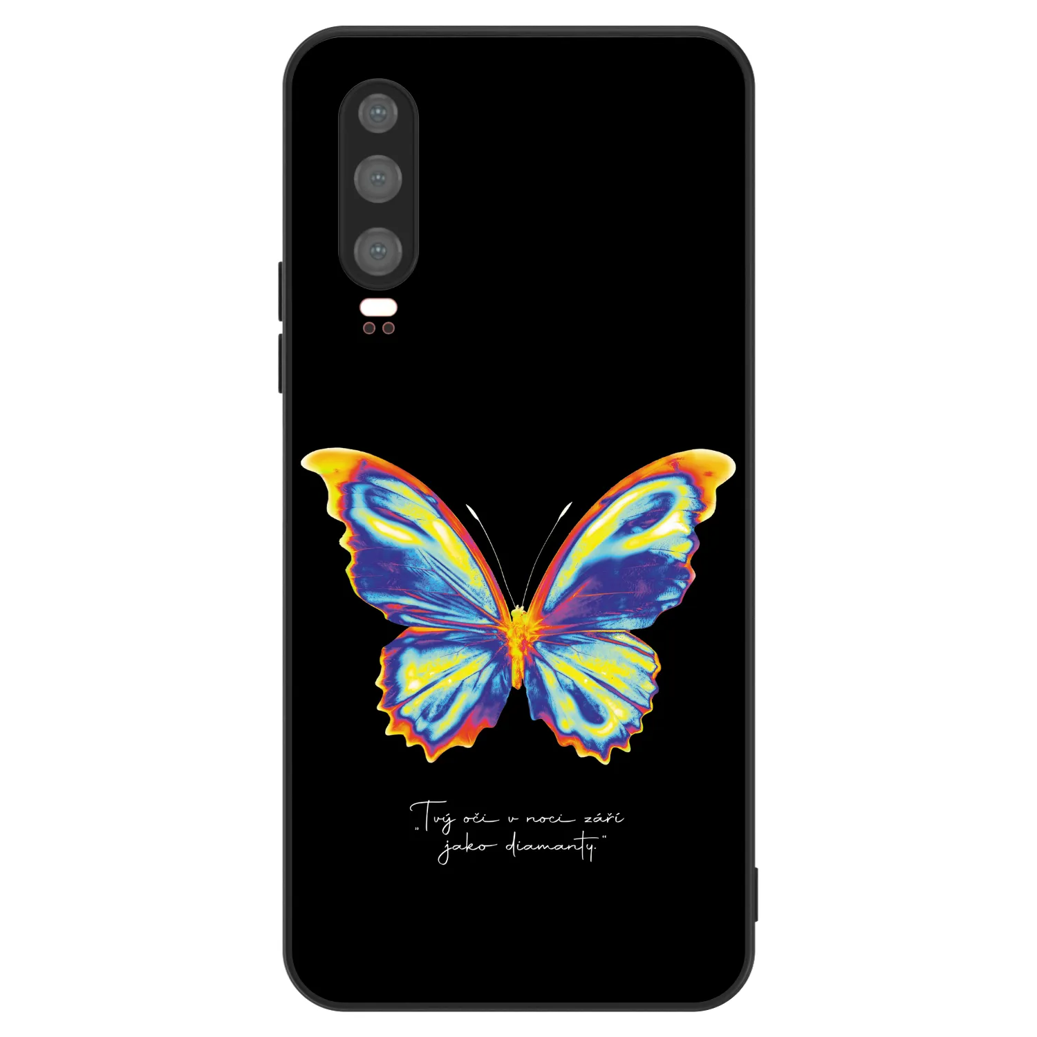 Picasee ULTIMATE CASE pro Huawei P30 - Diamanty Black