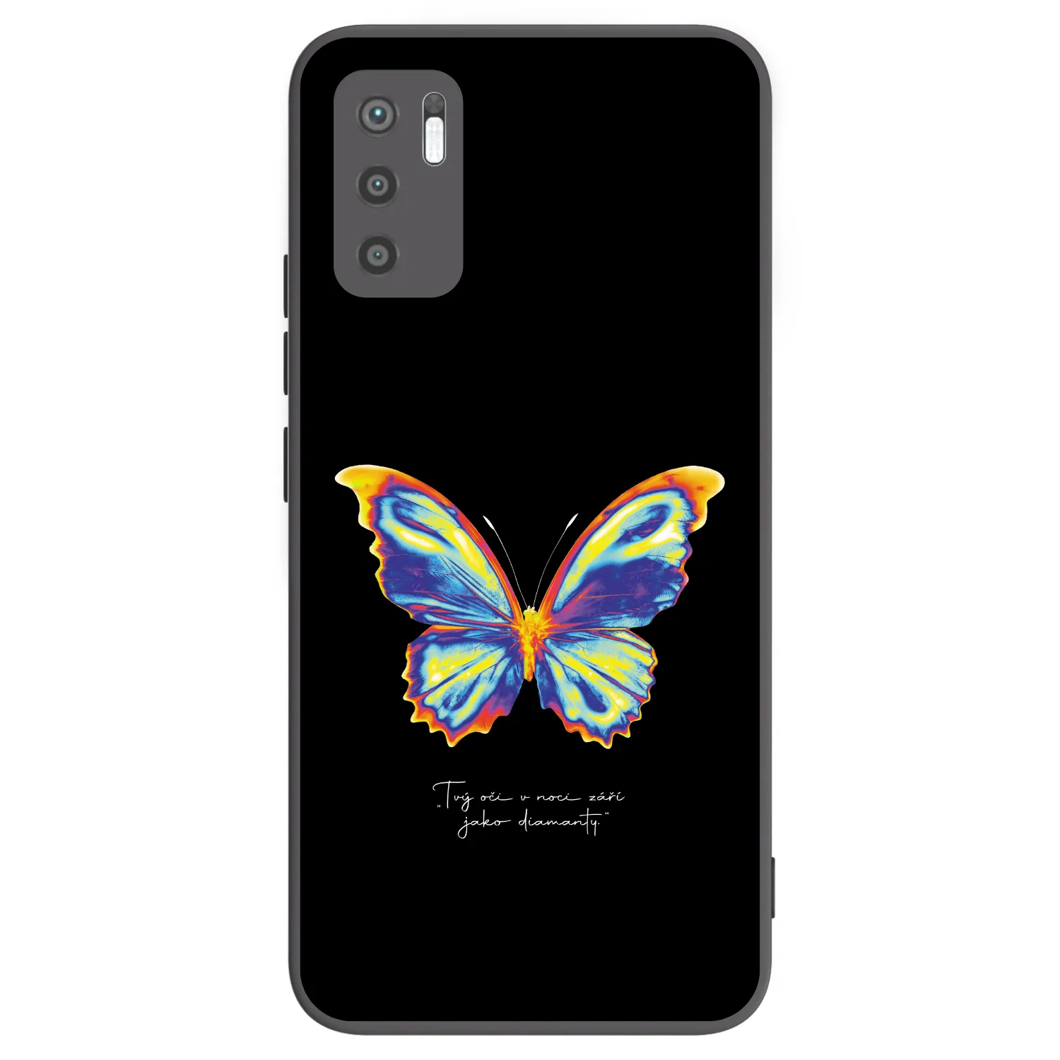 Picasee silikónový čierny obal pre Xiaomi Redmi Note 10 5G - Diamanty Black
