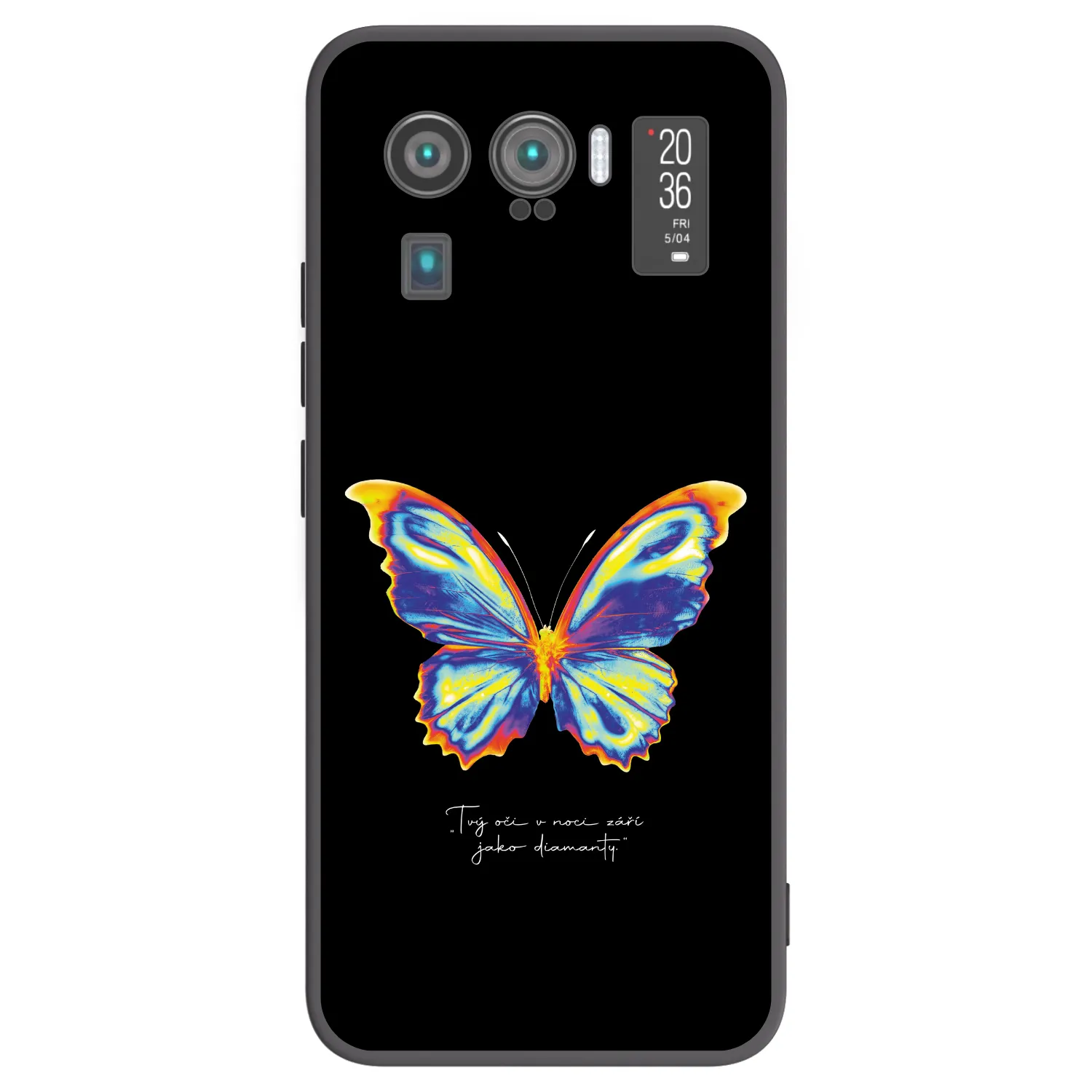 Picasee silikónový čierny obal pre Xiaomi Mi 11 Ultra - Diamanty Black