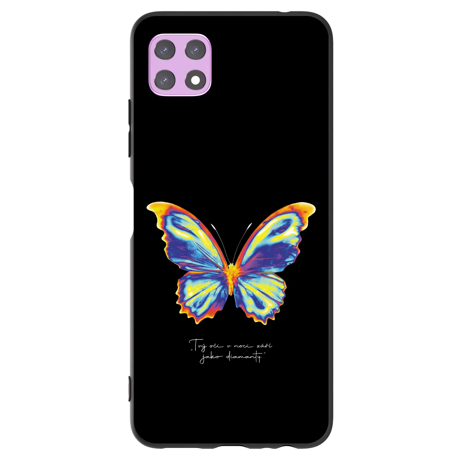 Picasee silikónový čierny obal pre Samsung Galaxy A22 A226B 5G - Diamanty Black