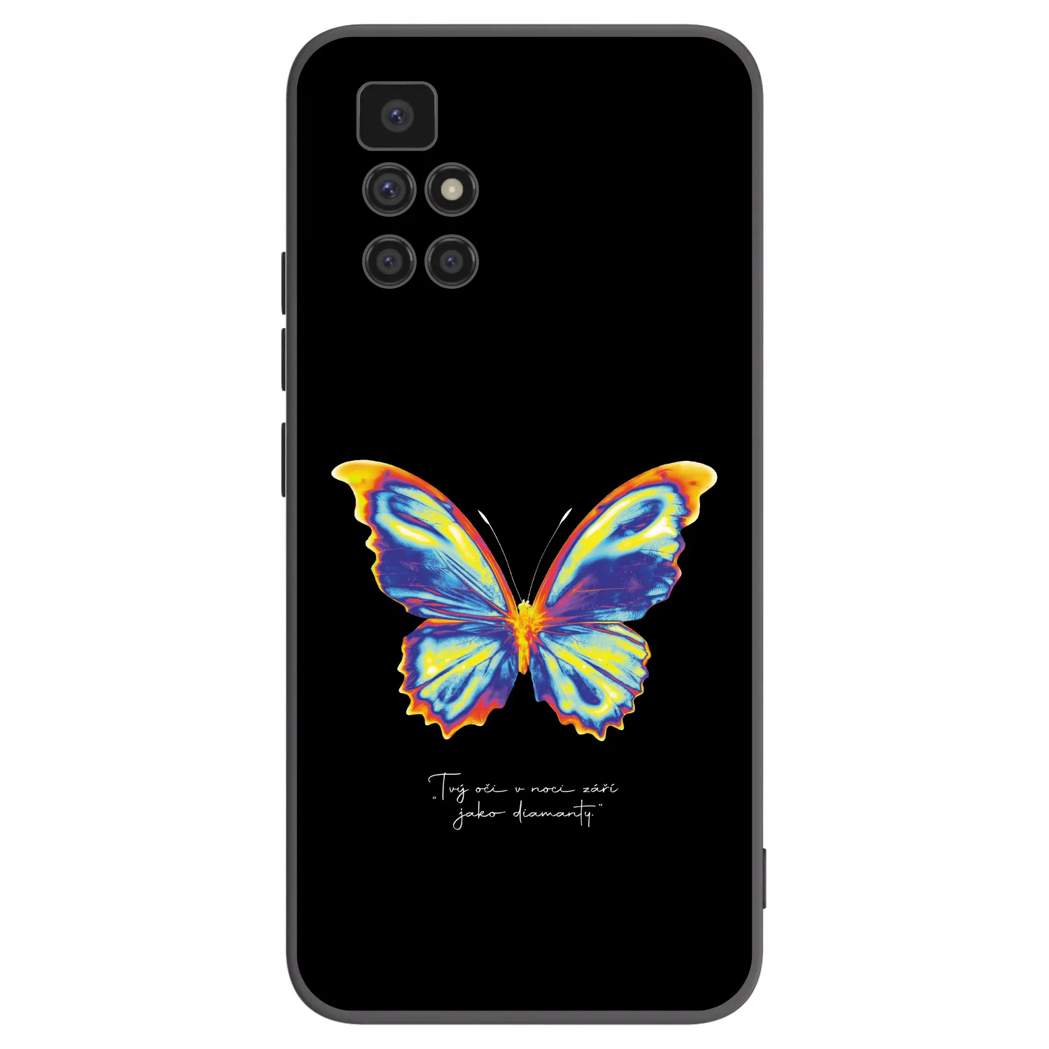 Picasee silikónový čierny obal pre Xiaomi Redmi 10 - Diamanty Black
