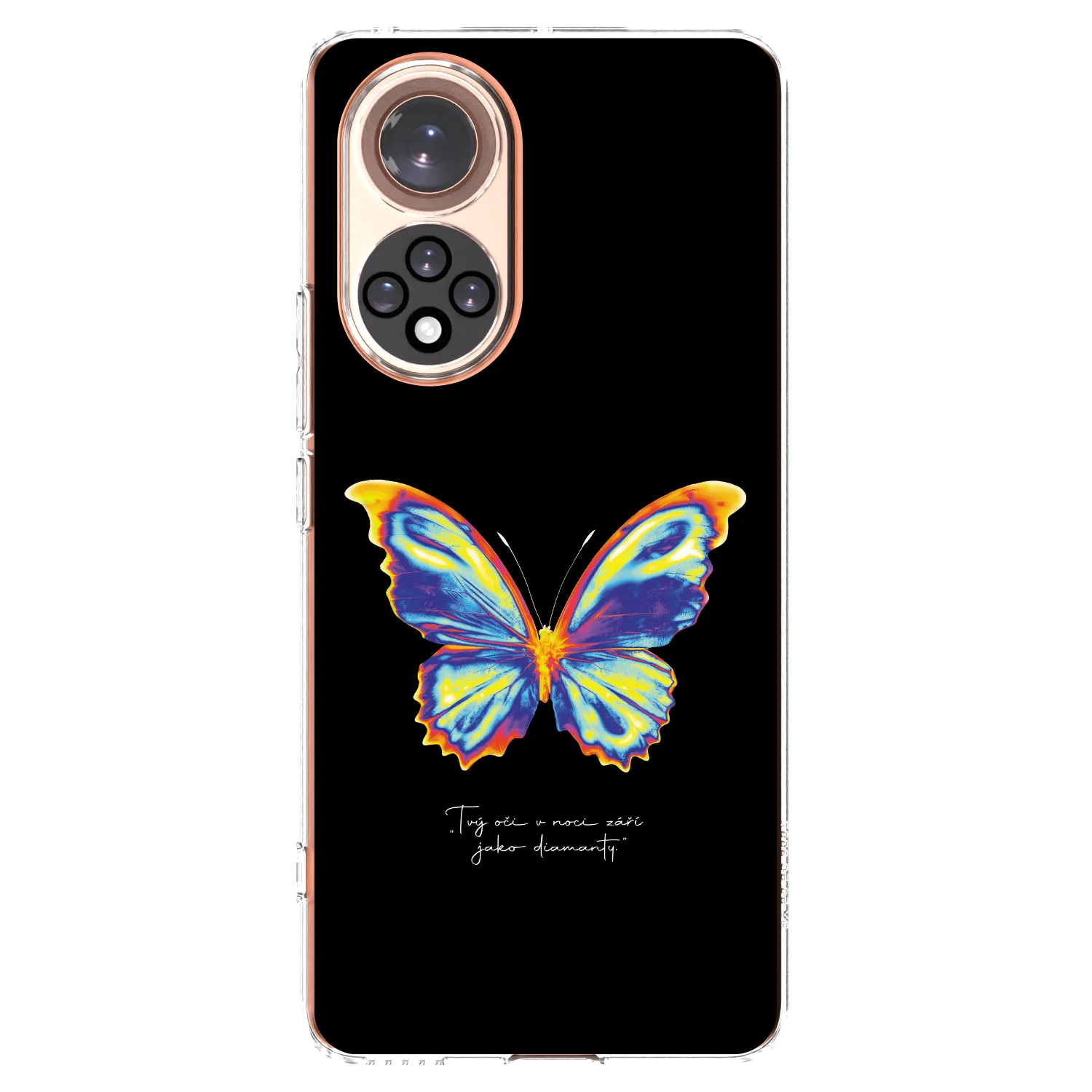 Picasee silikónový prehľadný obal pre Honor 50 5G - Diamanty Black
