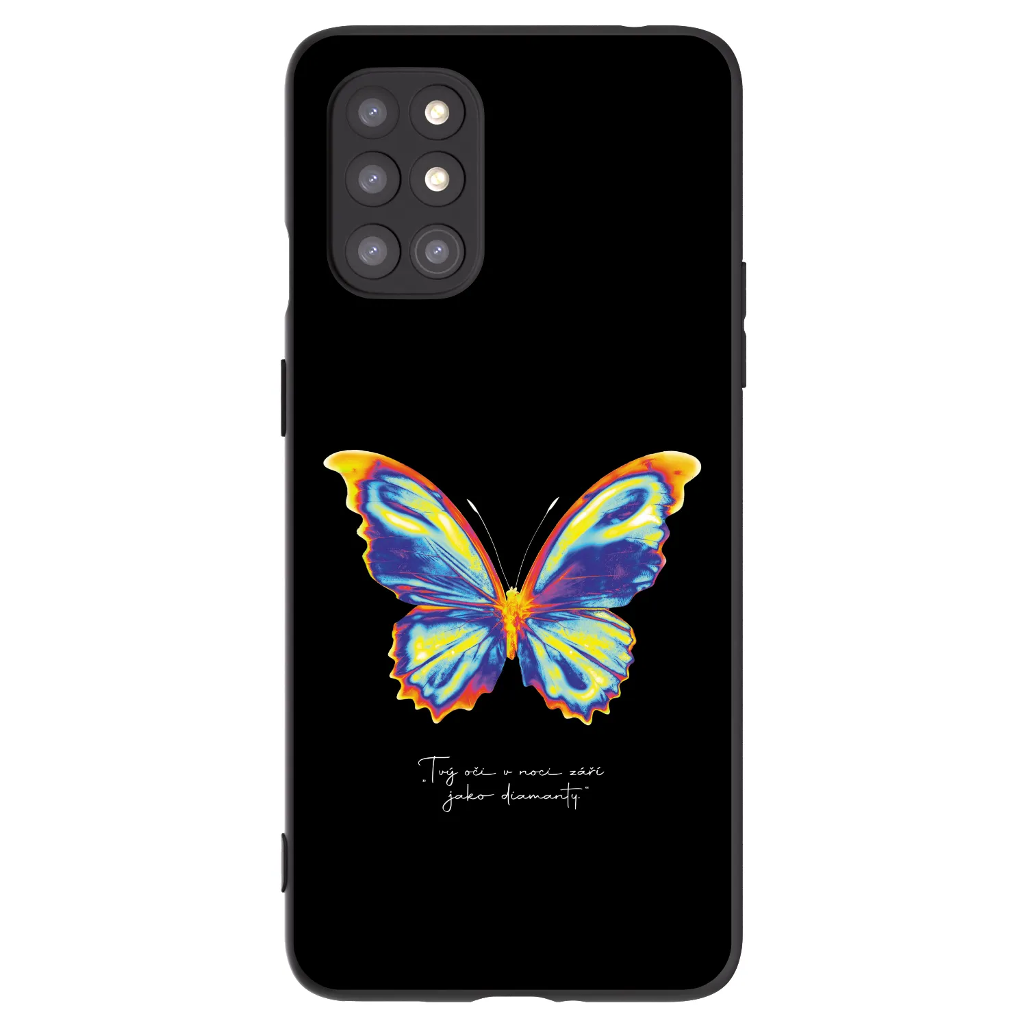 Picasee silikónový čierny obal pre OnePlus 8T - Diamanty Black