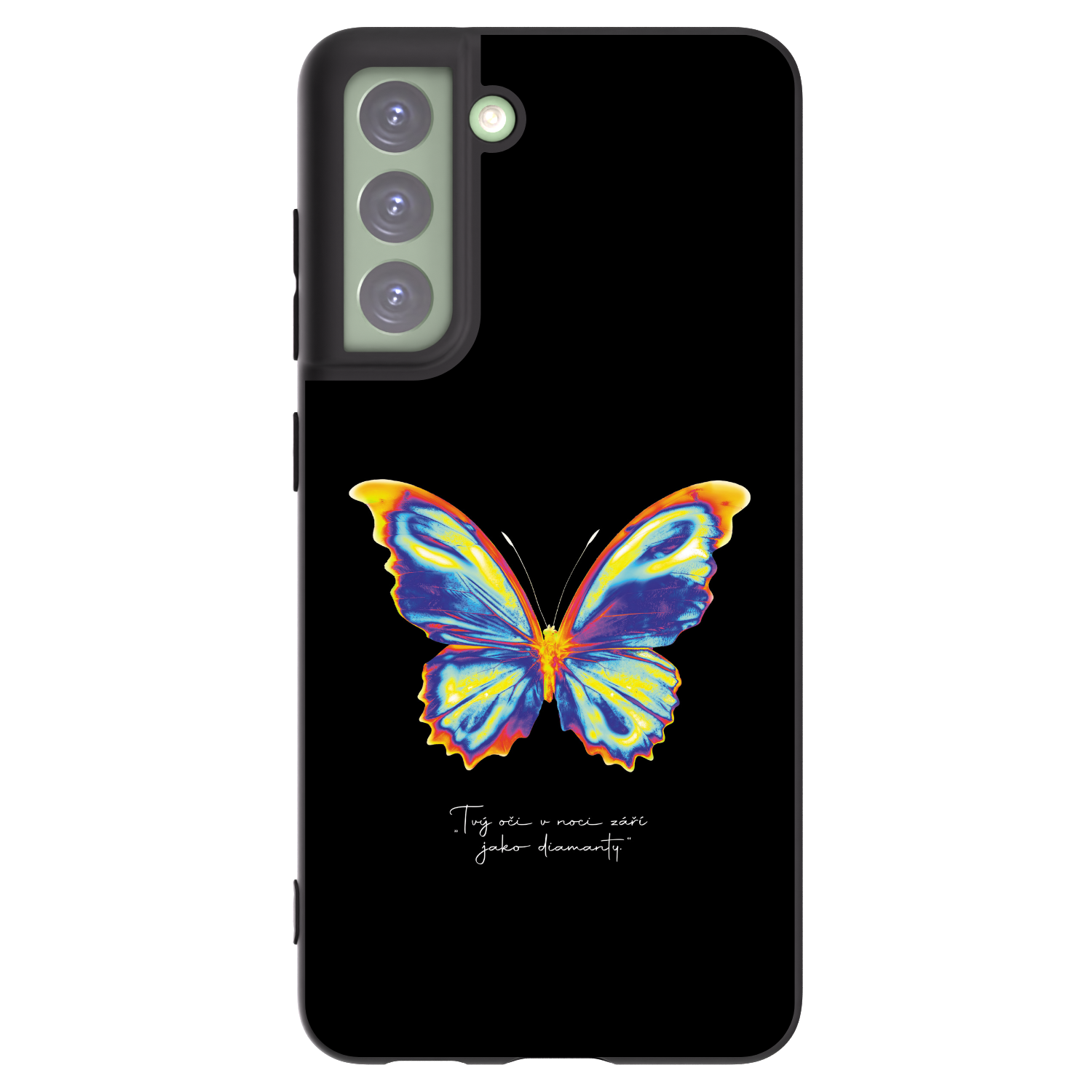 Picasee silikónový čierny obal pre Samsung Galaxy S21 FE 5G - Diamanty Black