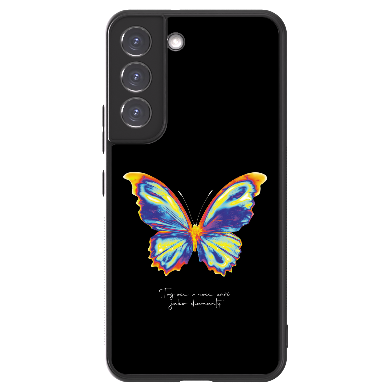 Picasee ULTIMATE CASE pro Samsung Galaxy S22 5G - Diamanty Black