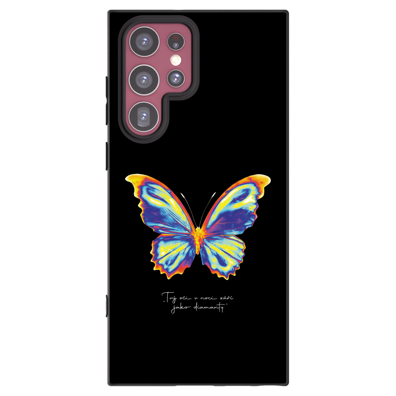Picasee silikónový čierny obal pre Samsung Galaxy S22 Ultra 5G - Diamanty Black